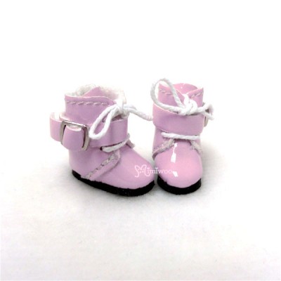 SBB006PNK Mimiwoo 2.2cm Doll Shoes Buckle Boots PINK fit Middle Blythe Obitsu 11cm body